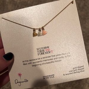 Dogeared Yesterday Today and Forever Necklace